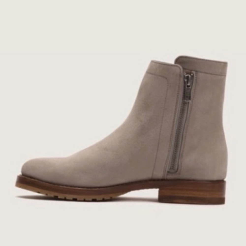 Frye Natalie Nubuck Double Zip Size 10 - Picture 2 of 9